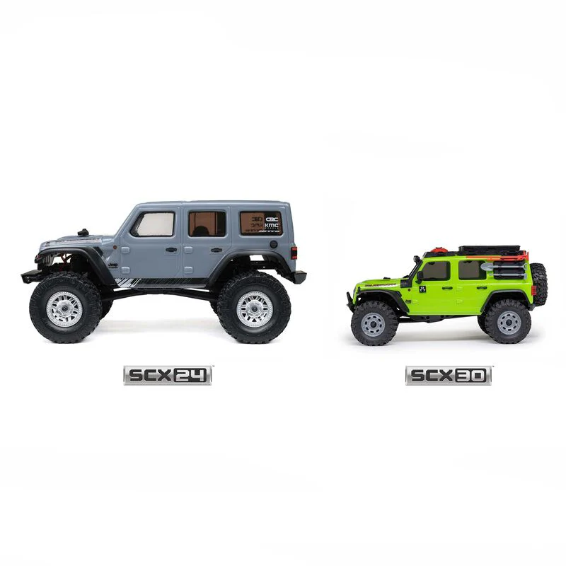 Axial 1/30 SCX30 Jeep Wrangler JLU 4X4 RTR Brushed Rock Crawler (Battery & Charger Included) - Image 35