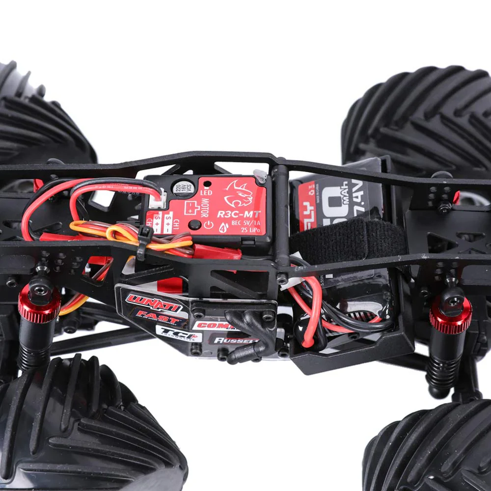 Redcat MT-18 - 1/18 Scale Brushed Monster Truck - BLUE - Image 17