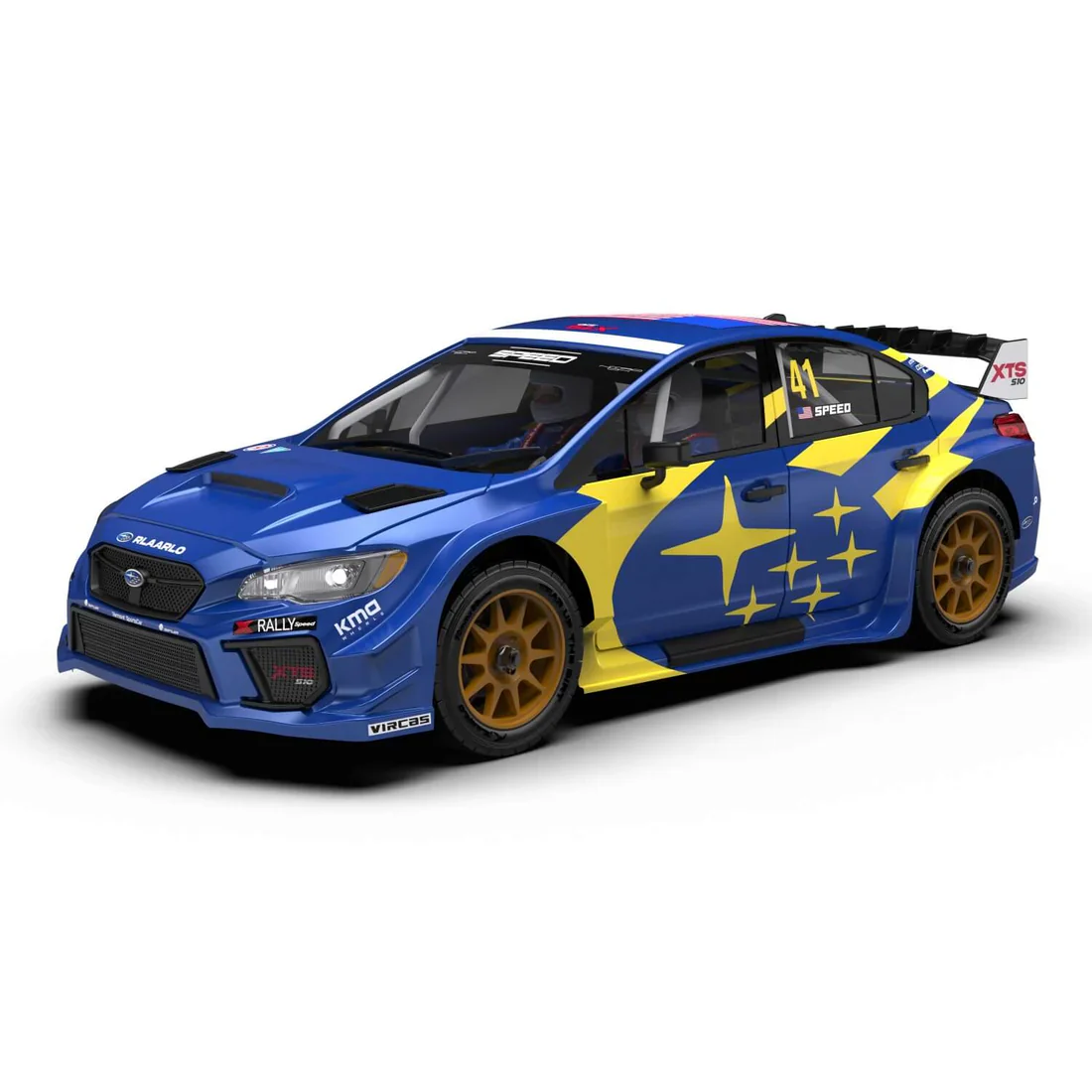 Rlaarlo 1/10 Scale RTR 4WD Carbon Fiber Brushless RC Rally Car - Image 11