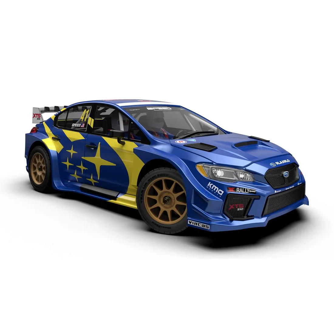 Rlaarlo 1/10 Scale RTR 4WD Carbon Fiber Brushless RC Rally Car - Image 7