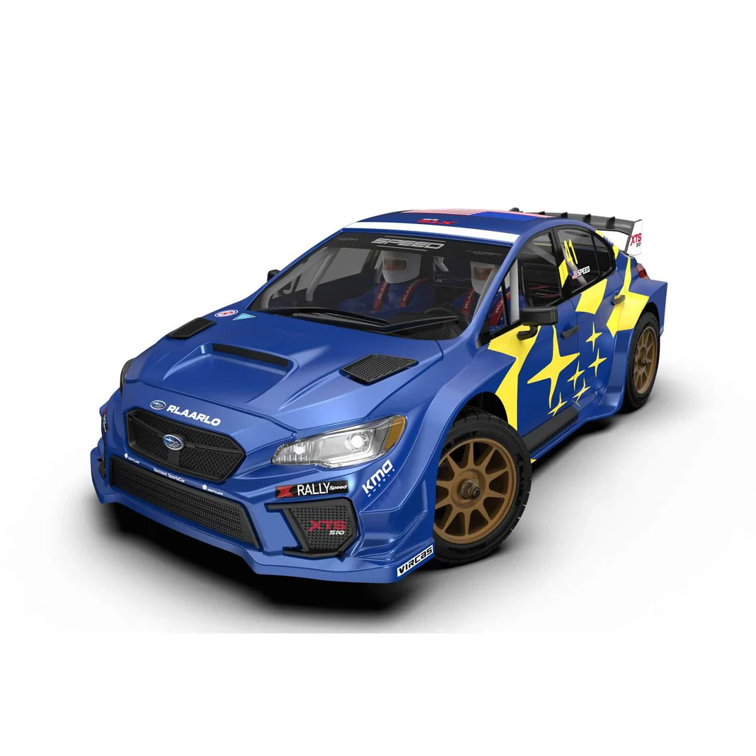 Rlaarlo 1/10 Scale RTR 4WD Carbon Fiber Brushless RC Rally Car - Image 8